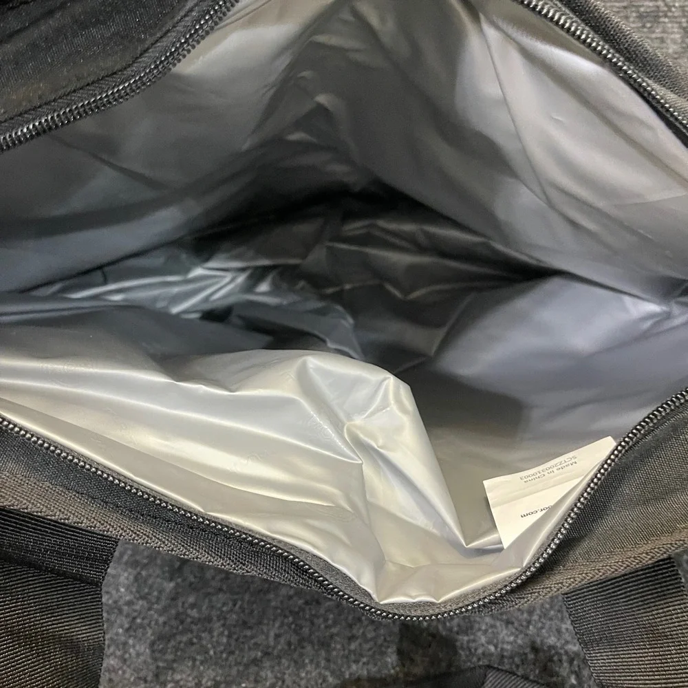 TOURIT SCTZ200310003 Black Zippered Insulated Soft Sided Cooler‎ Tote Bag